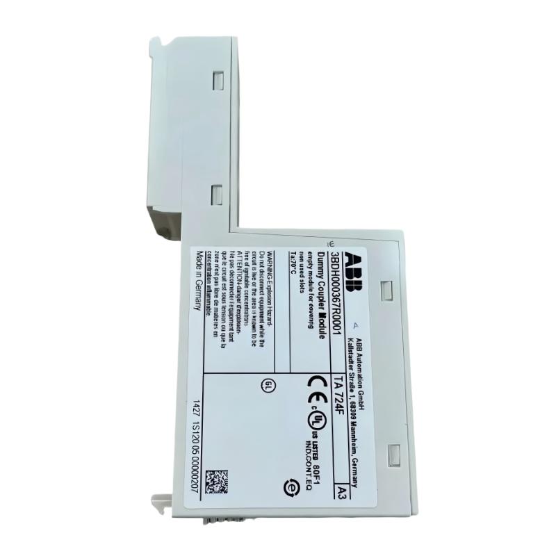 ABB TA 724F 3BDH000367R0001 Hollow Slot Guard Plate Module