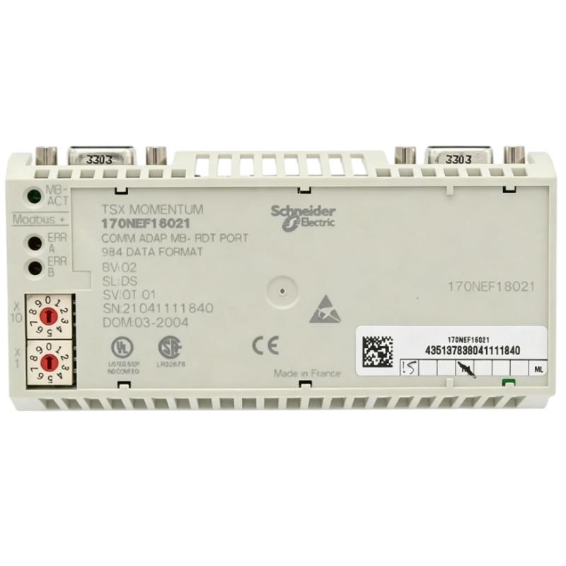 Schneider 170NEF16021 Modbus Plus Communication Adapter
