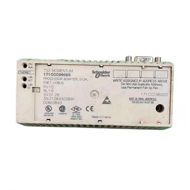 Schneider 171CCC96020 M1/M1E Processor Adapter