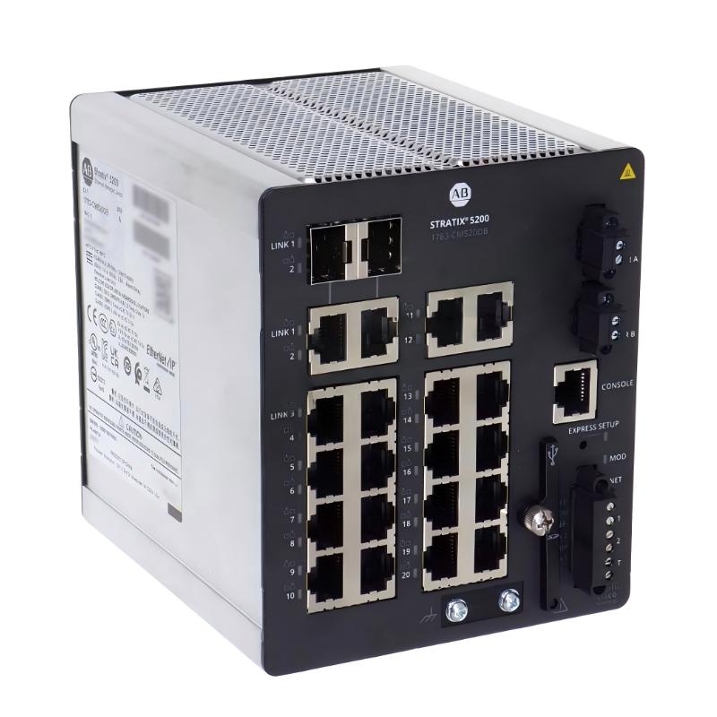 Allen Bradley 1783-CMS20DB Stratix 5200 Ethernet Managed Switch