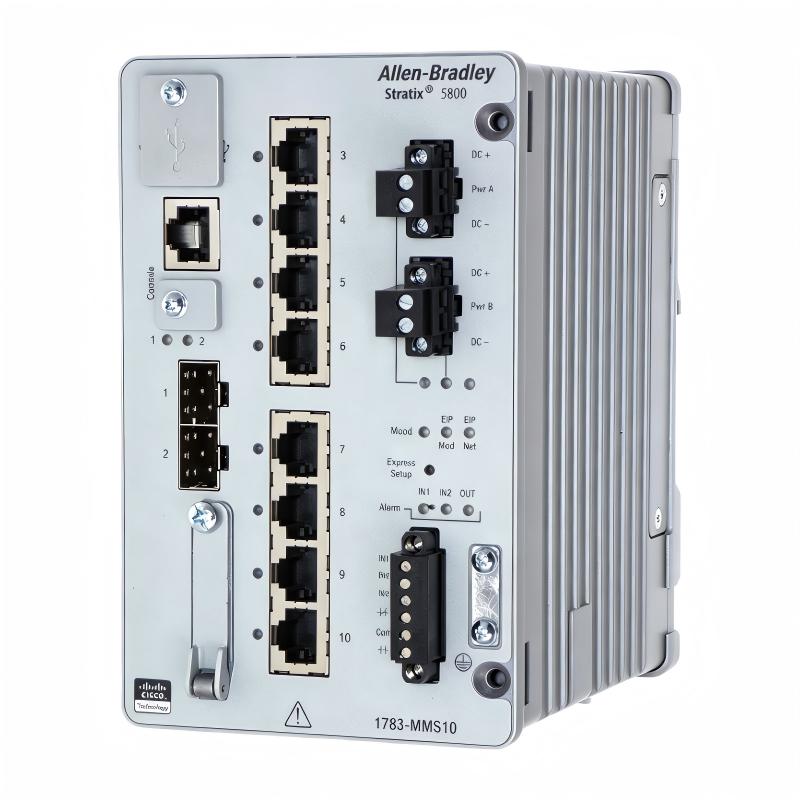 Allen Bradley 1783-MMS10EAR Stratix 5800 Ethernet Managed Switch