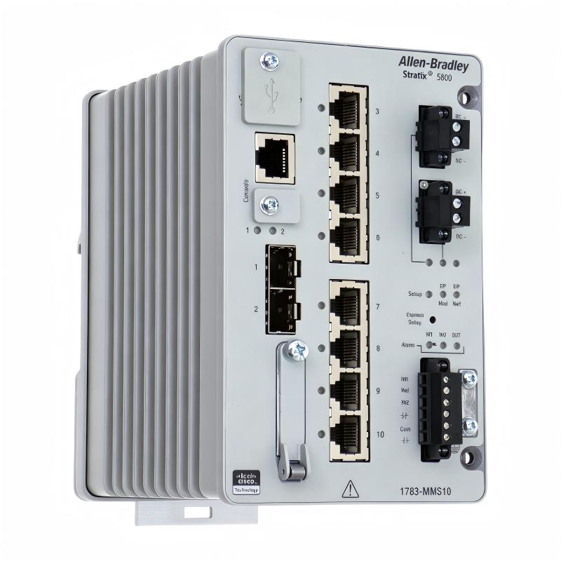 Allen Bradley 1783-MMS10EAR Stratix 5800 Ethernet Managed Switch