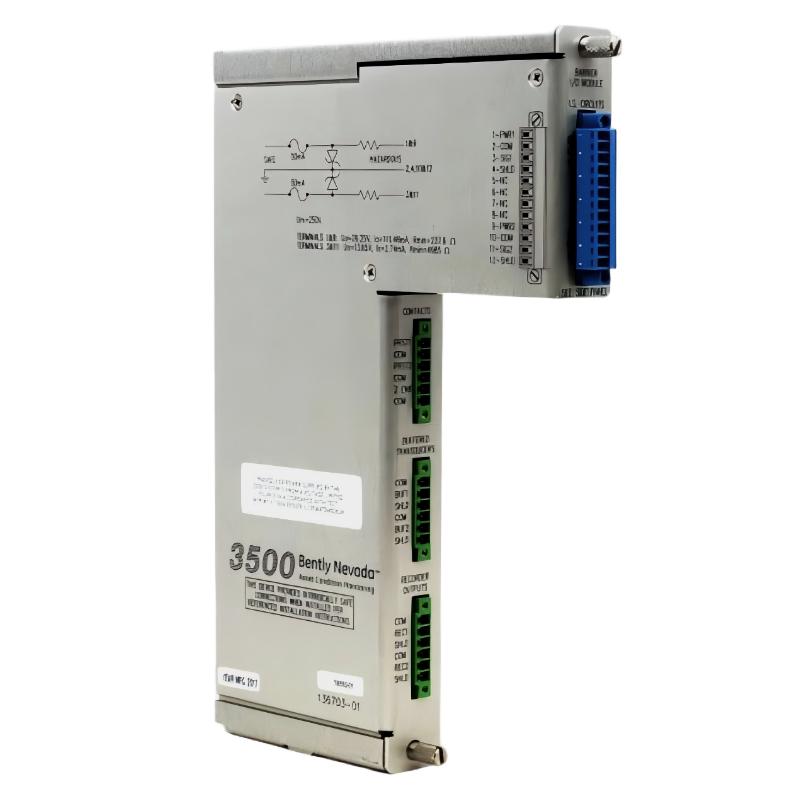 Bently Nevada 3500/04-01-00 Internal Barriers Earthing Module