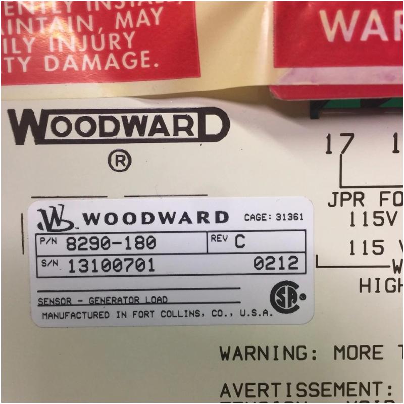 Woodward 8290-180 Generator Load Sensor
