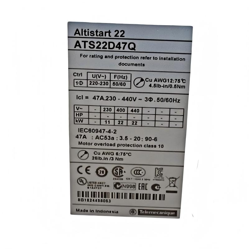 Schneider ATS22D47Q Soft Starter
