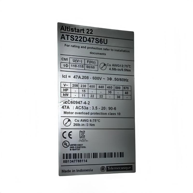 Schneider ATS22D47S6U Soft Starter