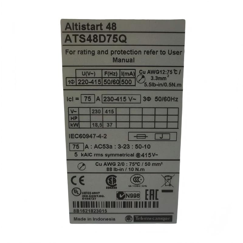 Schneider ATS48D75Q Soft Starter