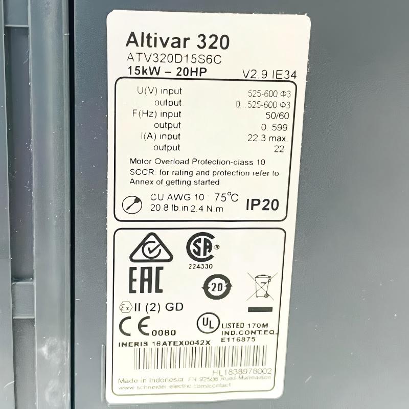 Schneider ATV320D15S6C Variable Speed ​​Drive