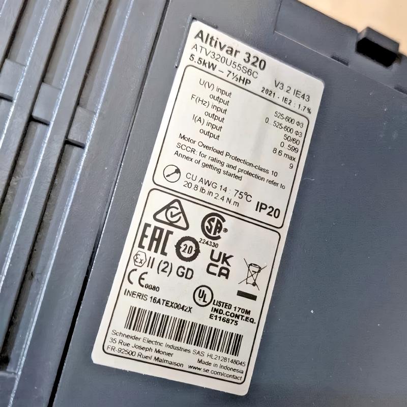 Schneider ATV320U55S6C Variable Speed ​​Drive