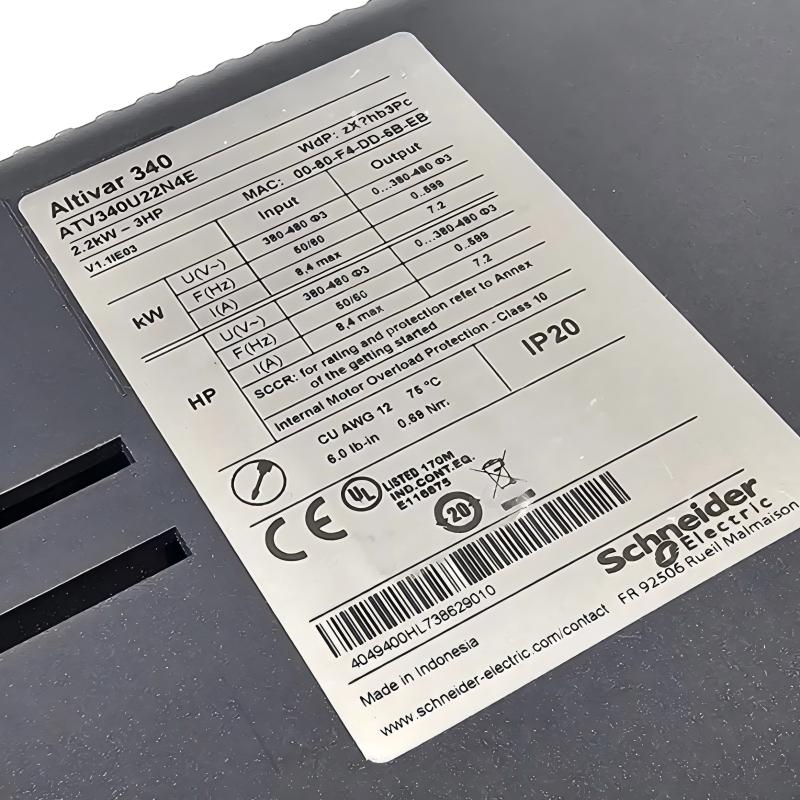 Schneider ATV340U22N4E Variable Speed ​​Drive