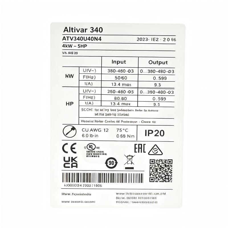 Schneider ATV340U40N4 Variable Speed ​​Drive