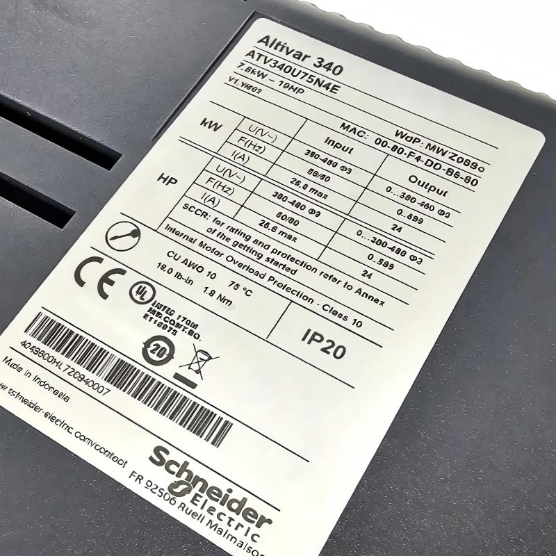 Schneider ATV340U75N4E Variable Speed ​​Drive