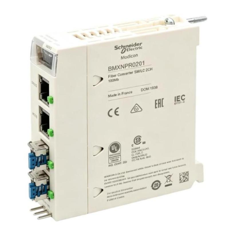 Schneider BMXNRP0201 Fiber Optic Converter