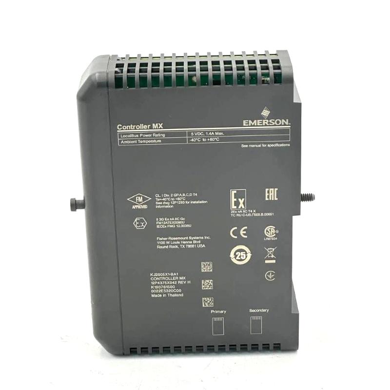 Emerson CE3007 KJ2005X1-BA1 12P4375X042 MX Controller