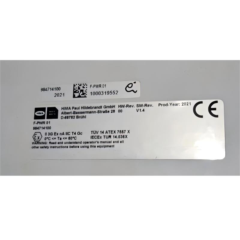 HIMA F-PWR 01 984714100 HIQuad X Power Supply Module