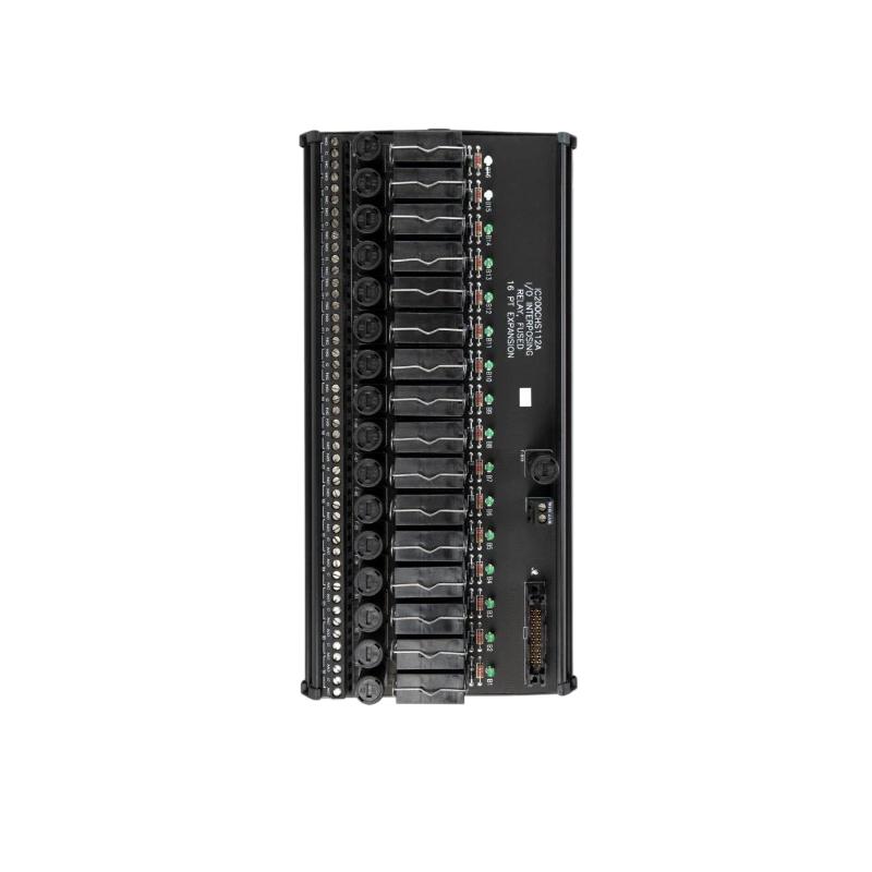 GE IC200CHS112 Relay-Type Plug-In Input/Output Terminal Block With Expansion Base