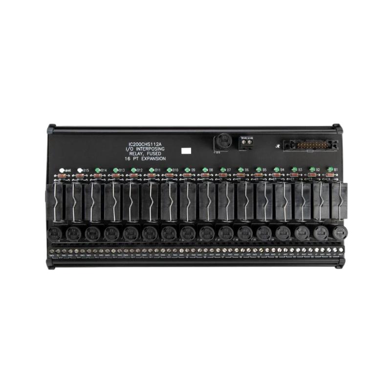 GE IC200CHS112 Relay-Type Plug-In Input/Output Terminal Block With Expansion Base