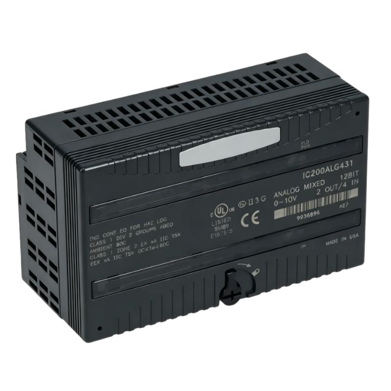 GE IC200ALG431 Analog Hybrid I/O Module