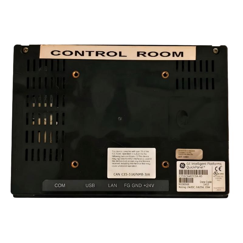 GE IC755CSW07CDA QuickPanel+ 7-inch HMI Operator Interface Terminal