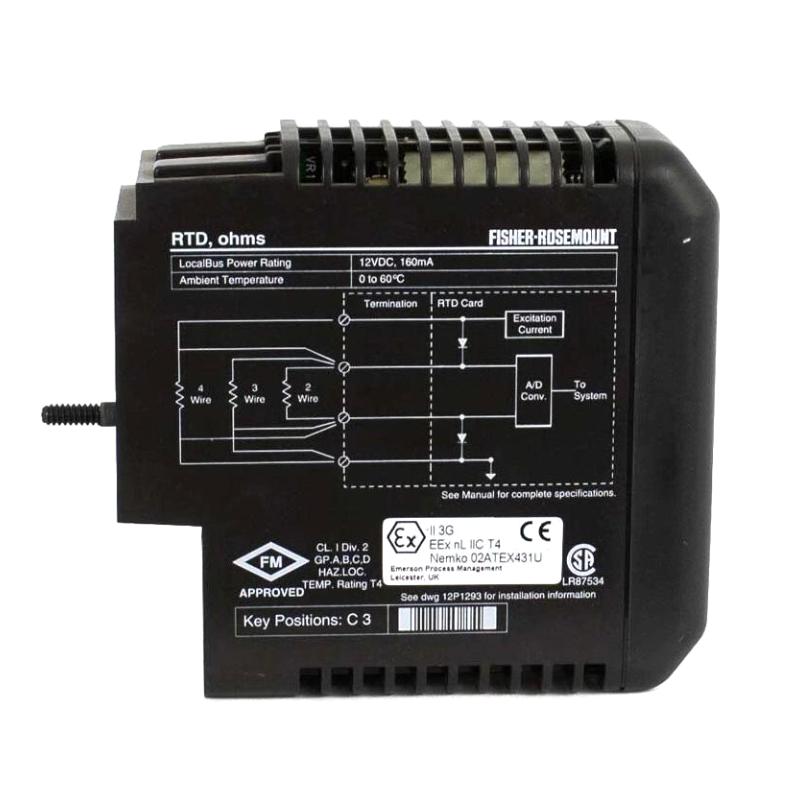 Emerson KJ3002X1-BA1 DeltaV Analog Input HART Module