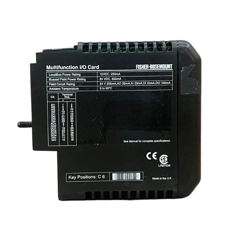 Emerson KJ3006X1-BA1 Multifunction I/O Card