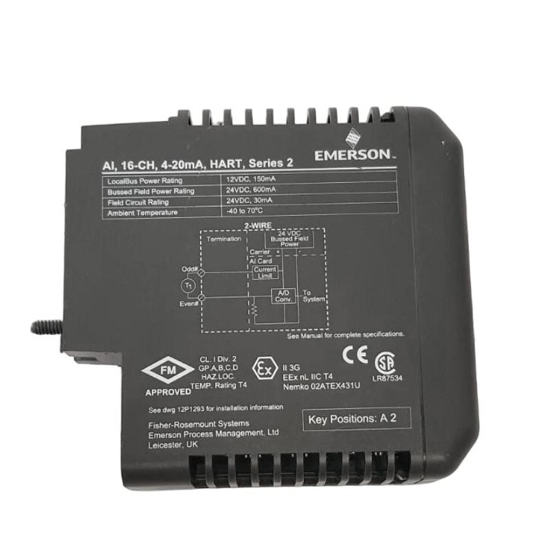 Emerson KJ3223X1-BA1 12P2871X022 DeltaV Analog Input Card