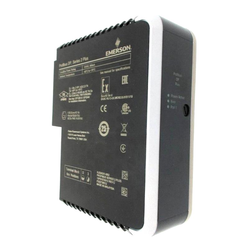Emerson KJ3243X1-BB2 Series 2 Plus Profibus DP Interface Card
