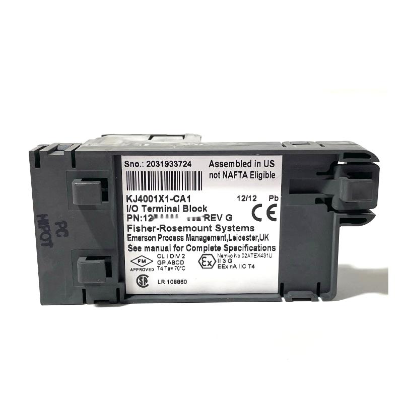 Emerson KJ4001X1-CA1 12P0623X042 Standard I/O Terminal Block
