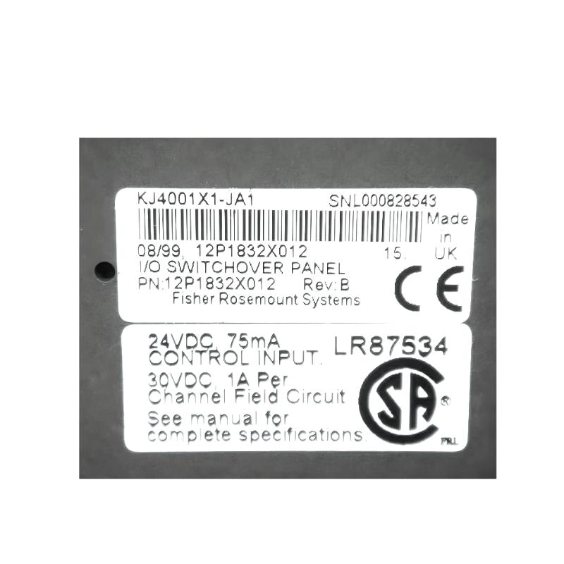 Emerson KJ4001X1-JA1 Redundant SLS Terminal Block