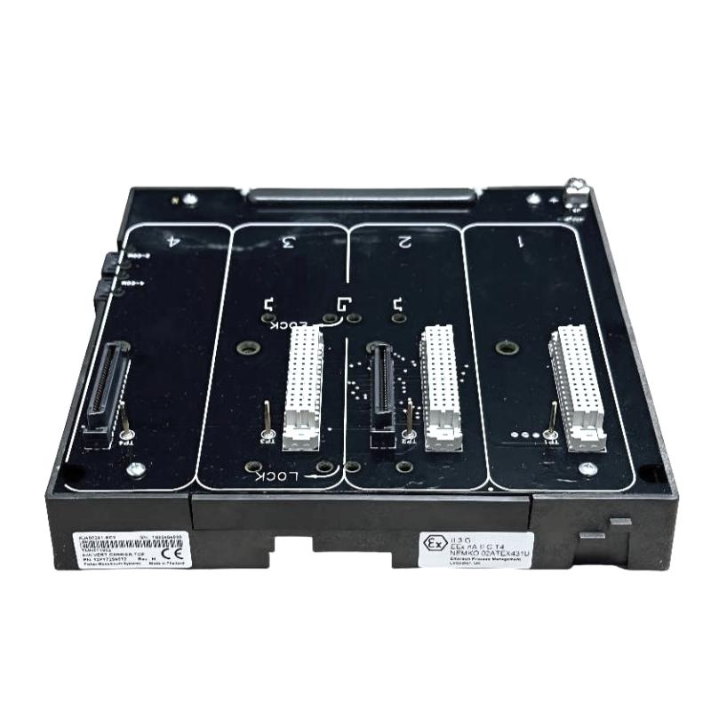 Emerson KJ4002X1-BC2 DeltaV 4-Wide Vertical Power/Controller Carrier