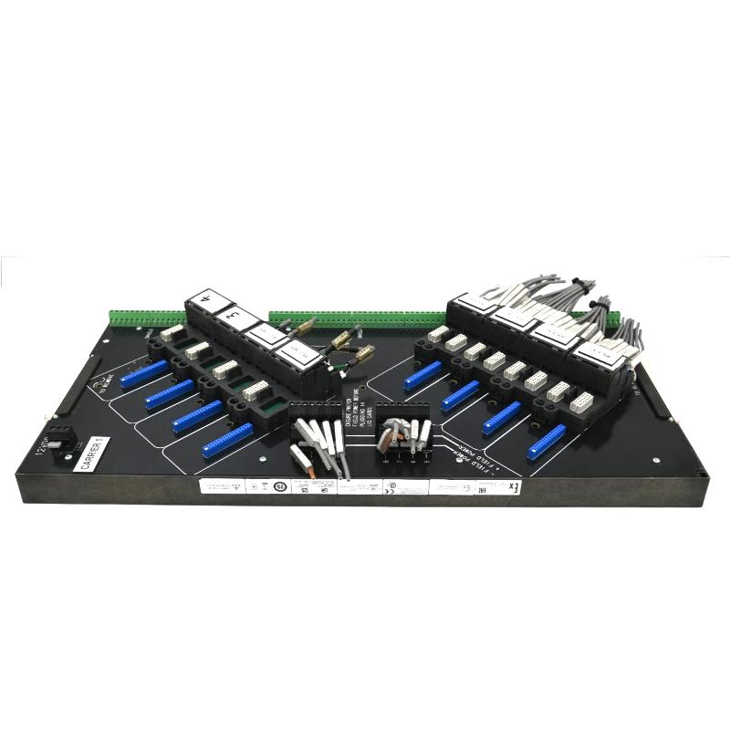 Emerson KJ4003X1-BA1 DeltaV SIS Vertical Left-Side 8-Wide Carrier