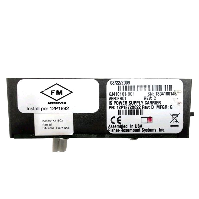 Emerson KJ4101X1-BC1 I.S. Power Supply Carrier