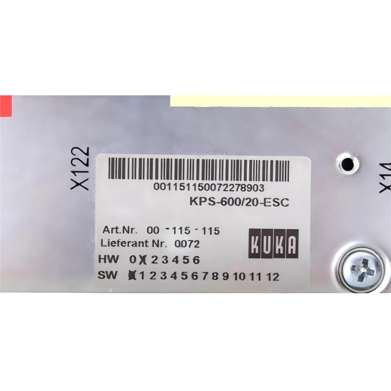 ABB (KUKA) KPS-600/20-ESC E93DE143E4B531 00-115-115 Servo Driver Power Supply