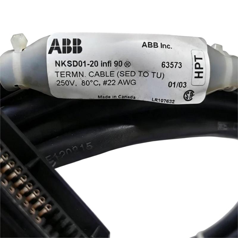 ABB Bailey NKSD01-20 INFI 90 SOE Digital Input Module Cable