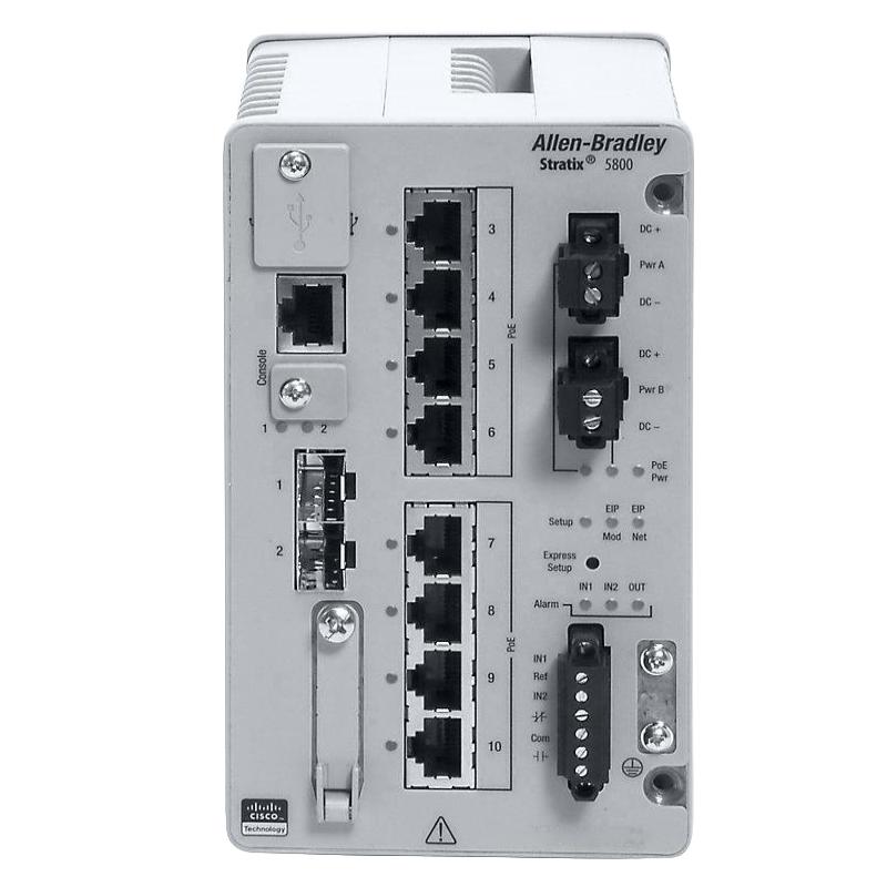 Allen Bradley 1783-MMS10R Stratix 5800 Managed Switch