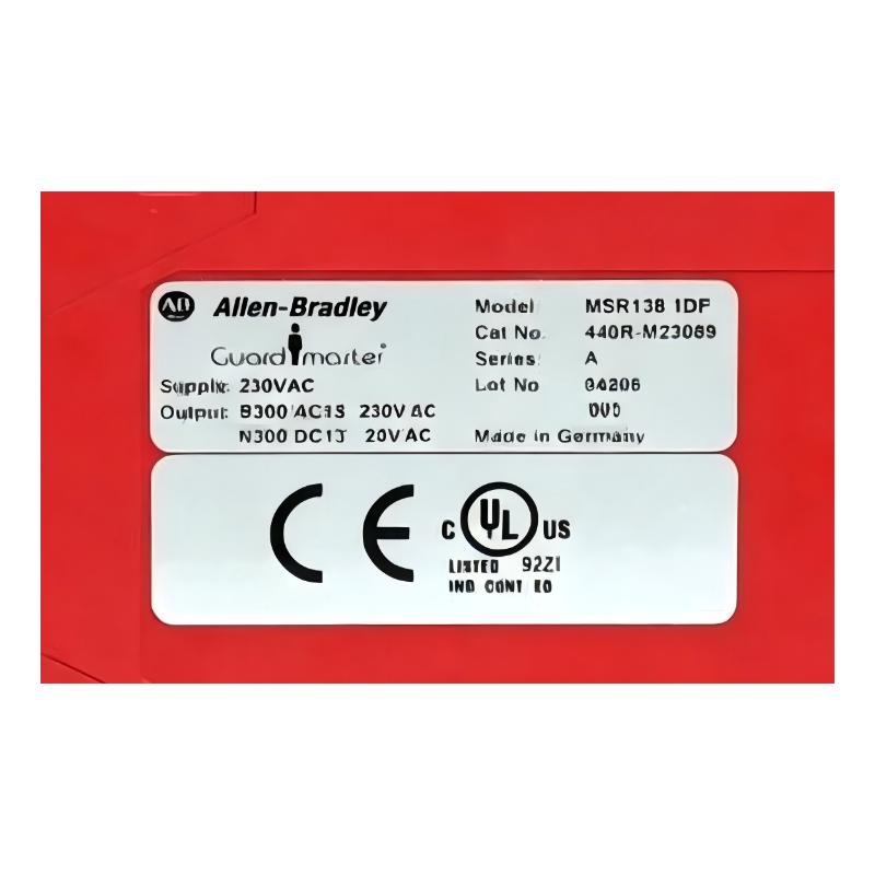 Allen Bradley 440R-M23089 Guardmaster MSR138.1DP Safety Relay
