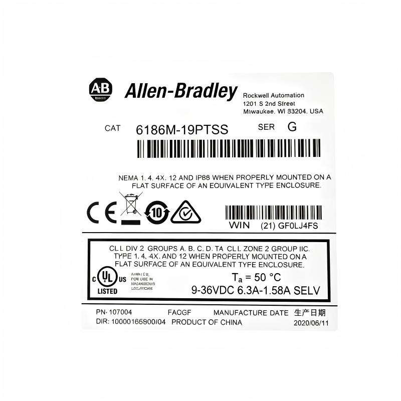 Allen Bradley 6186M-19PTSS 6186M Performance Monitor