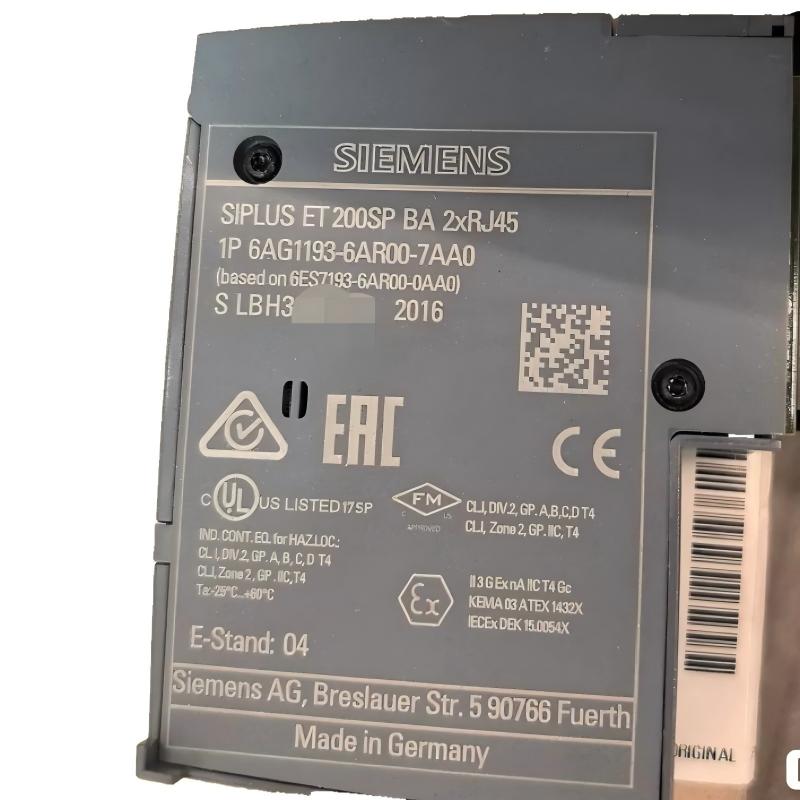 Siemens 6AG1193-6AR00-7AA0 PROFINET Bus Adapter