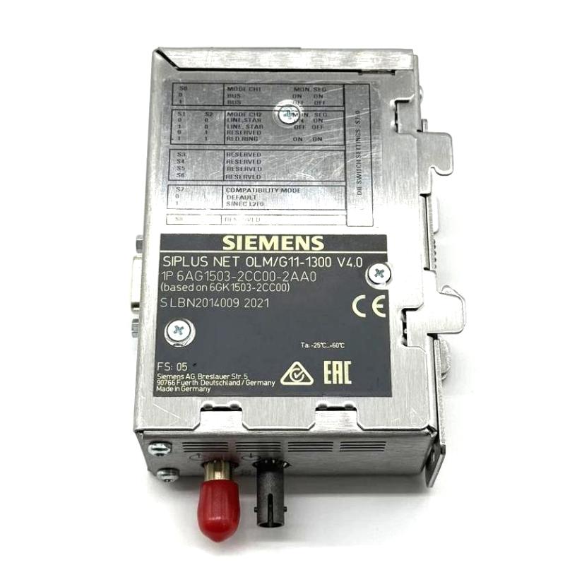 Siemens 6AG1503-2CC00-2AA0 SIPLUS NET OLM/G11-1300 V4.0 Optical Link Module