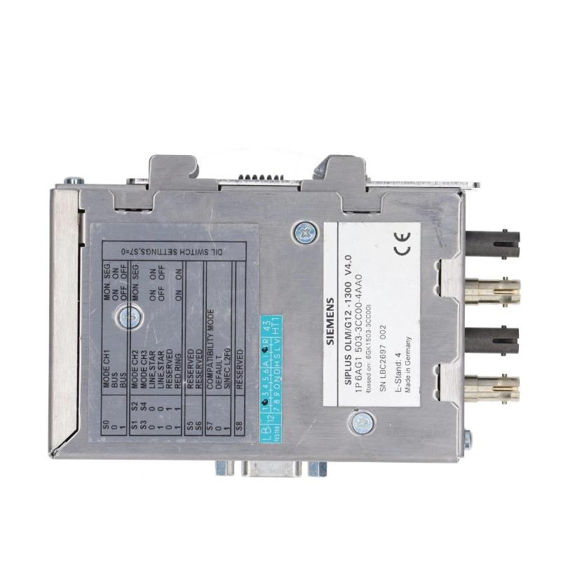 Siemens 6AG1503-3CC00-4AA0 SIPLUS NET OLM/G12-1300 V4.0 Optical Link Module