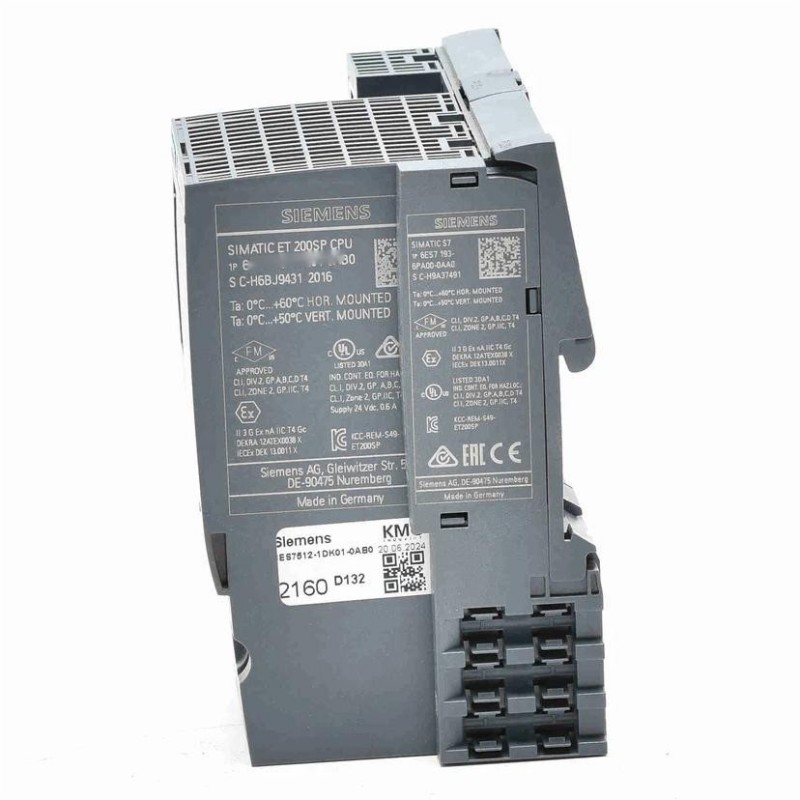 Siemens 6AG1512-1DK01-7AB0 SIPLUS ET 200SP Central Processing Unit