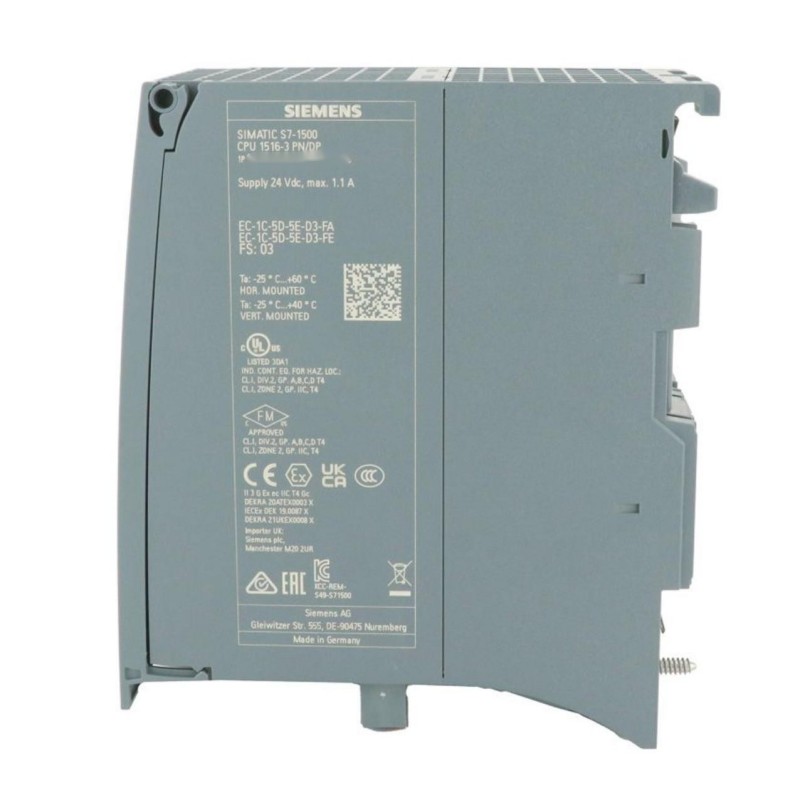 Siemens 6AG1516-3AN02-7AB0 SIPLUS S7-1500 Central Processing Unit