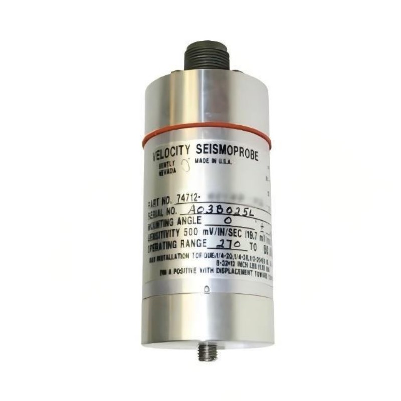 Bently Nevada 74712-03-10-02-00 High Temperature Two-Wire Velocity Transducer