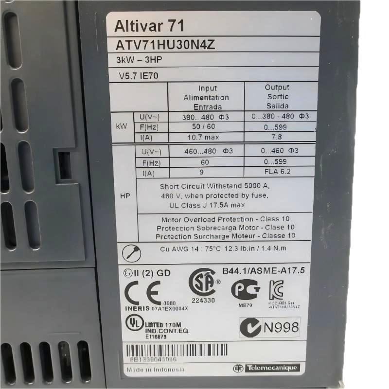 Schneider ATV71HU30N4Z Variable Speed ​​Drive