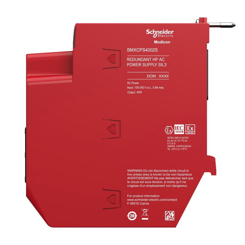 Schneider BMXCPS4002S Modicon X80 Redundant Power Supply Module