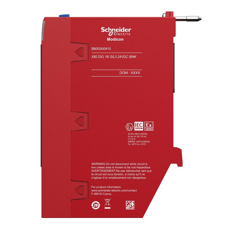 Schneider BMXSAI0410 Modicon X80 Safety Analog Input Module