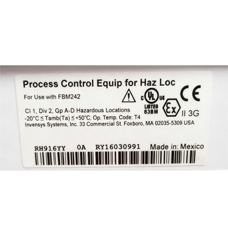 Foxboro FBM242 RH916YY I/A Series Compression Termination Assembly