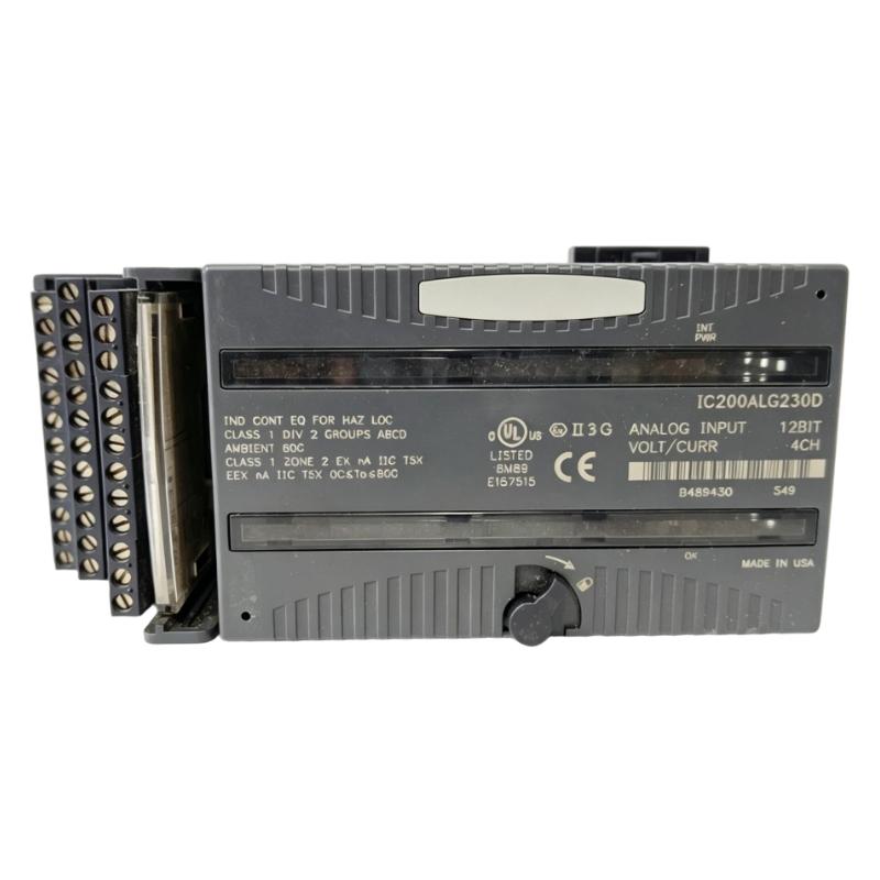GE IC200ALG230D VersaMax 4-Channel Analog Input Module