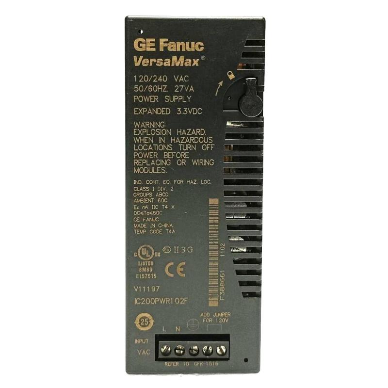 GE IC200PWR102F VersaMax Power Supply Module