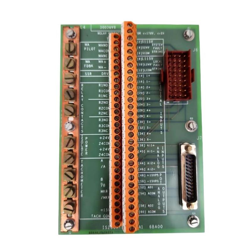 GE IS200ATBAG1BAA1 Application Input/Output Terminal Block